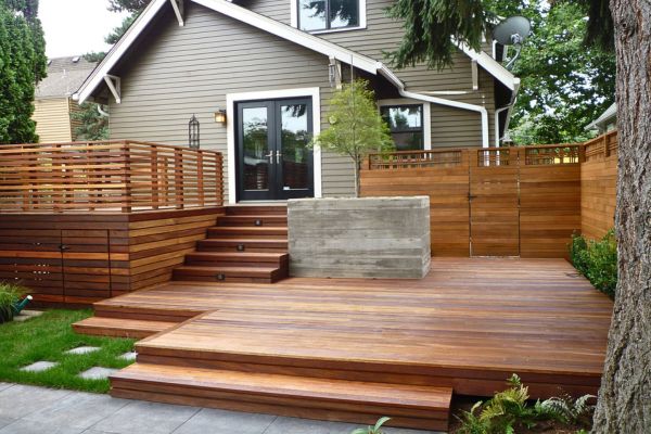 Backyard Deck Option and Design - North Shore Deck Builders