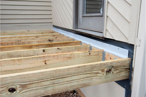 Wood Deck Frame - North Shore Deck Builders