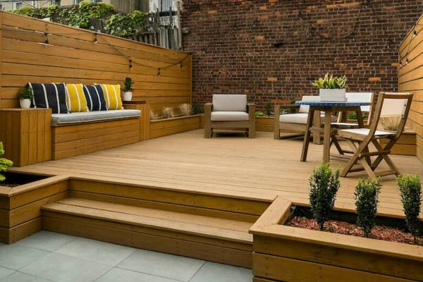 Wooden Hardscape Service - North Shore Deck Builders