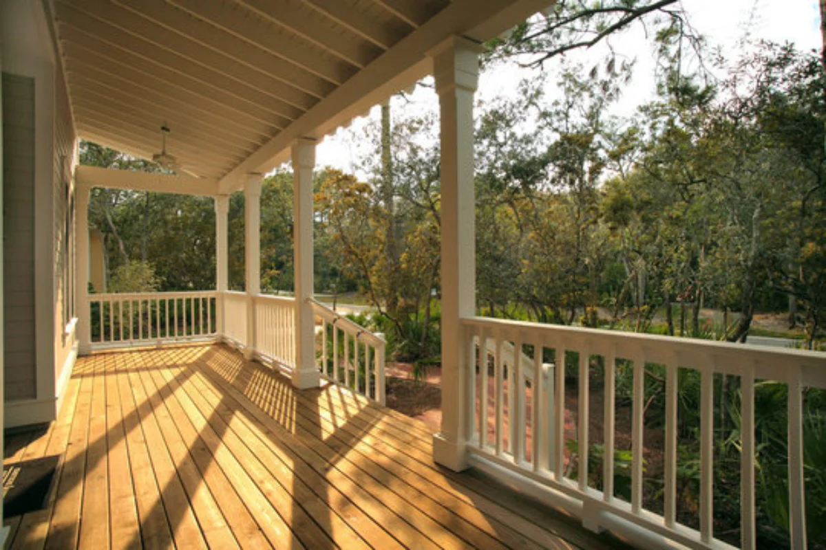Back Porch and Deck Integration - North Shore Deck Builders