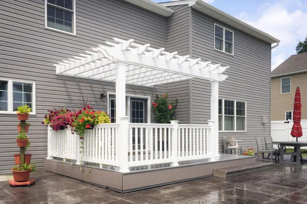Vinyl and Low-Maintenance Pergolas - North Shore Deck Builders